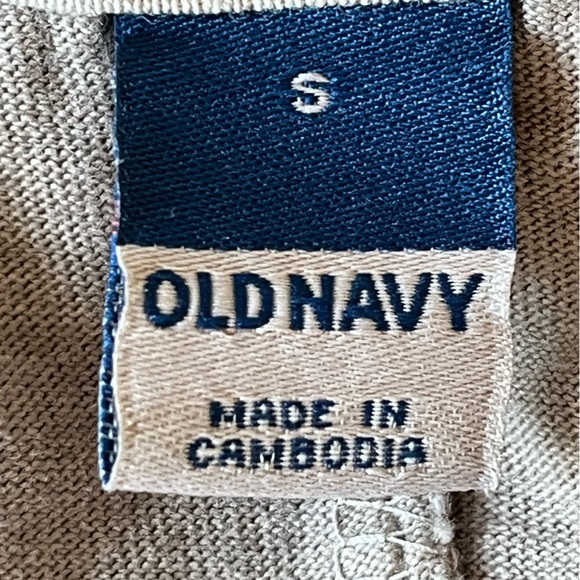 Old Navy Cotton Sleeveless Shift Dress Pockets Mocha Latte Size S Casual Comfy - Picture 8 of 11